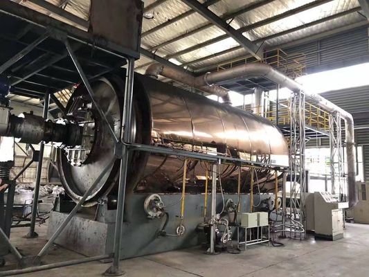 15.5kW 旧タイヤ 旧タイヤ プラスチック油泥のリサイクルのためのピロリシスと蒸留システム
