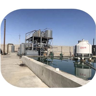 高容量廃棄油リサイクル 精製工場蒸留機をディーゼル燃料に
