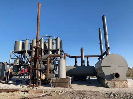 エネルギー 鉱業 石油浄化機 新産廃棄物 プラスチックタイヤ ディーゼル精製工場
