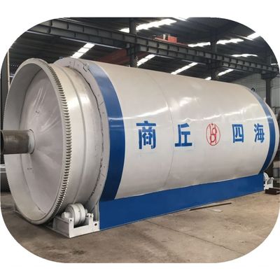 15.5kWパイロリシス機 廃棄物をタイヤプラスチックとゴムから燃料油に変える