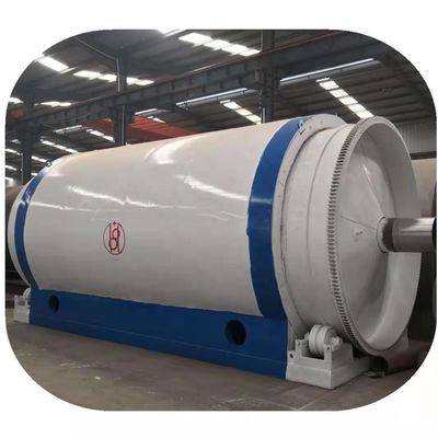 15.5kWパイロリシス機 廃棄物をタイヤプラスチックとゴムから燃料油に変える