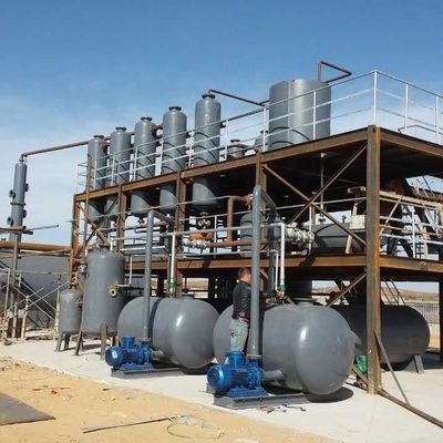 高容量廃棄油リサイクル 精製工場蒸留機をディーゼル燃料に
