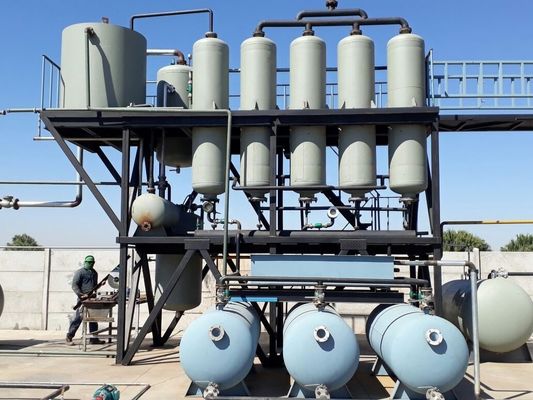 ビデオ技術支援 原油精製のための間接熱油蒸留工場