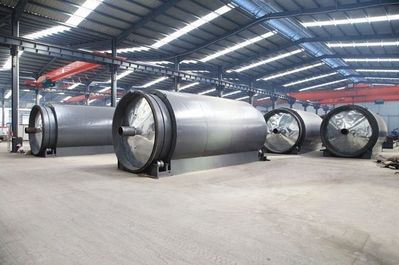 高容量 15.5KW 廃棄物リサイクルピロリシス機 燃料油のエネルギーを抽出する