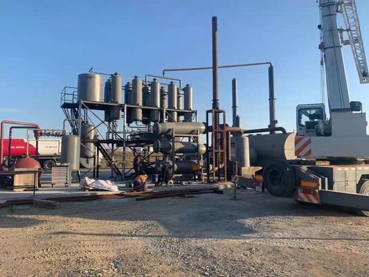 エネルギー 鉱業 石油浄化機 新産廃棄物 プラスチックタイヤ ディーゼル精製工場