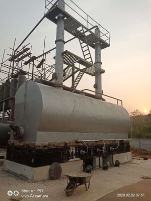 16kw 高容量 ディーゼルエンジン用廃棄物油精製機 2.2*5.5m 寸法