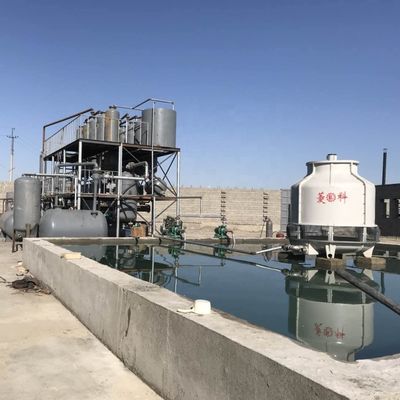 Q245R ボイラー 鋼鉄 ピロリシス プラスチック オイル 精製 蒸留 プラント