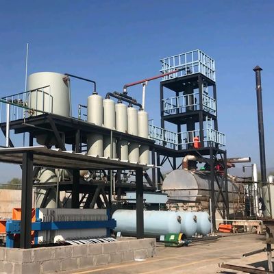 加熱方法 間接加熱 ピロリシス プラスチックオイル精製所 蒸留施設