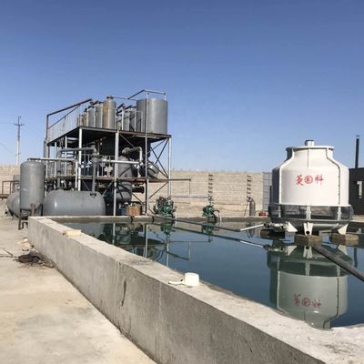 加熱方法 間接加熱 ピロリシス プラスチックオイル精製所 蒸留施設