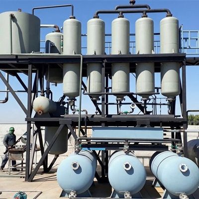 ディーゼルと原油の生産のための高容量廃棄油蒸留装置