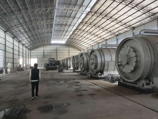 旧タイヤの連続ピロリシス装置再生機械 プラスチックと油泥