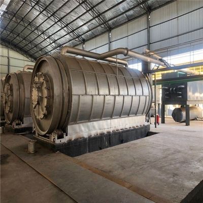 36000 KG 廃棄ガムタイヤをCE ISOのディーゼル燃料油ピロリシスマシンに変換する