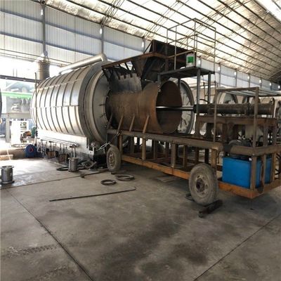 36000 KG 廃棄ガムタイヤをCE ISOのディーゼル燃料油ピロリシスマシンに変換する