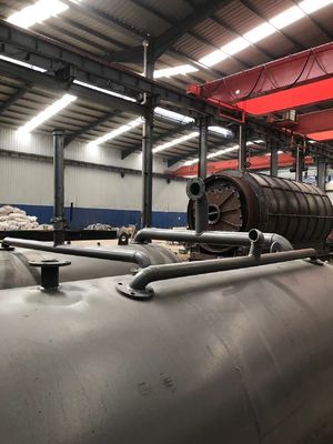 38tons 容量 ピロリシスゴミタイヤから石油生産ライン 300平方メートル場所