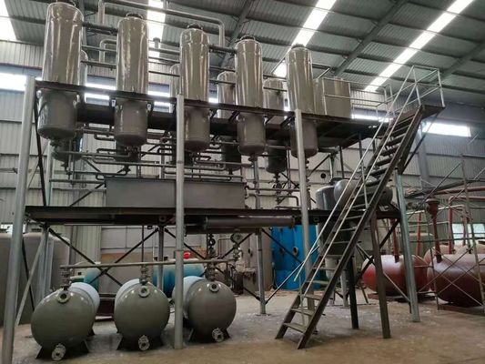 D1600*3500mm 原材料のための消色剤ピロリシスオイルからディーゼル燃料オイルマシン